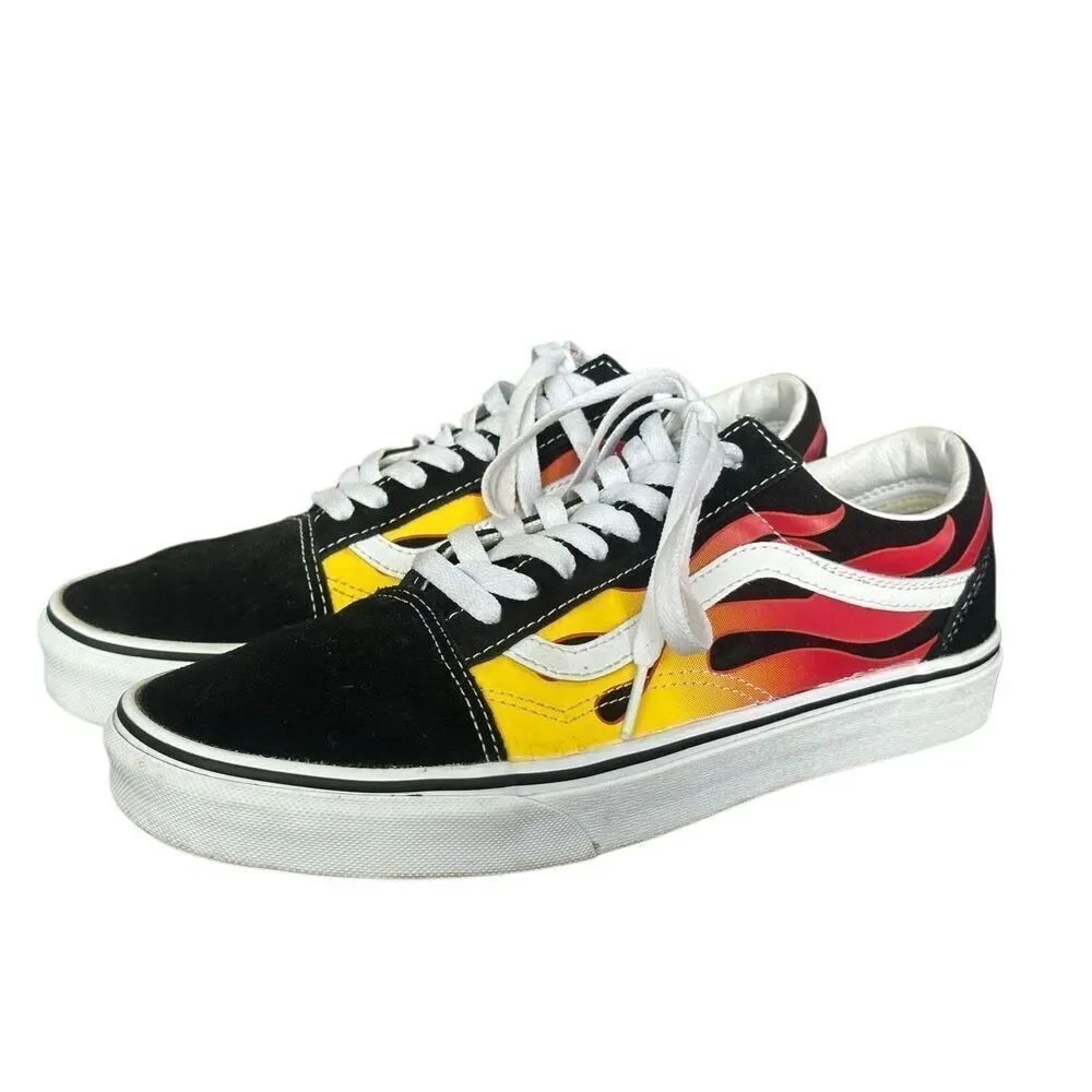 Vans Old Skool Flame Sneakers Men’s Size 9 Women’s Size 10.5